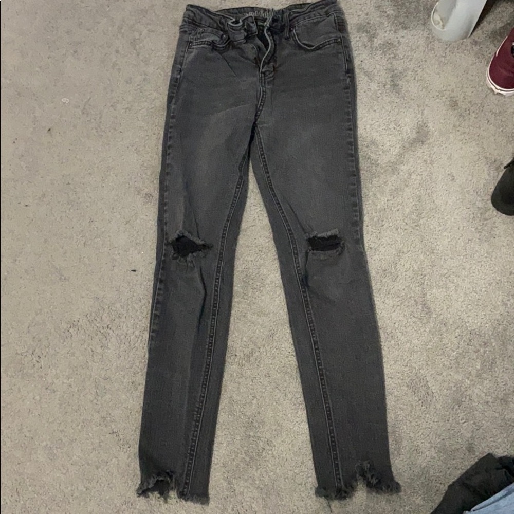 Black skinny jeans